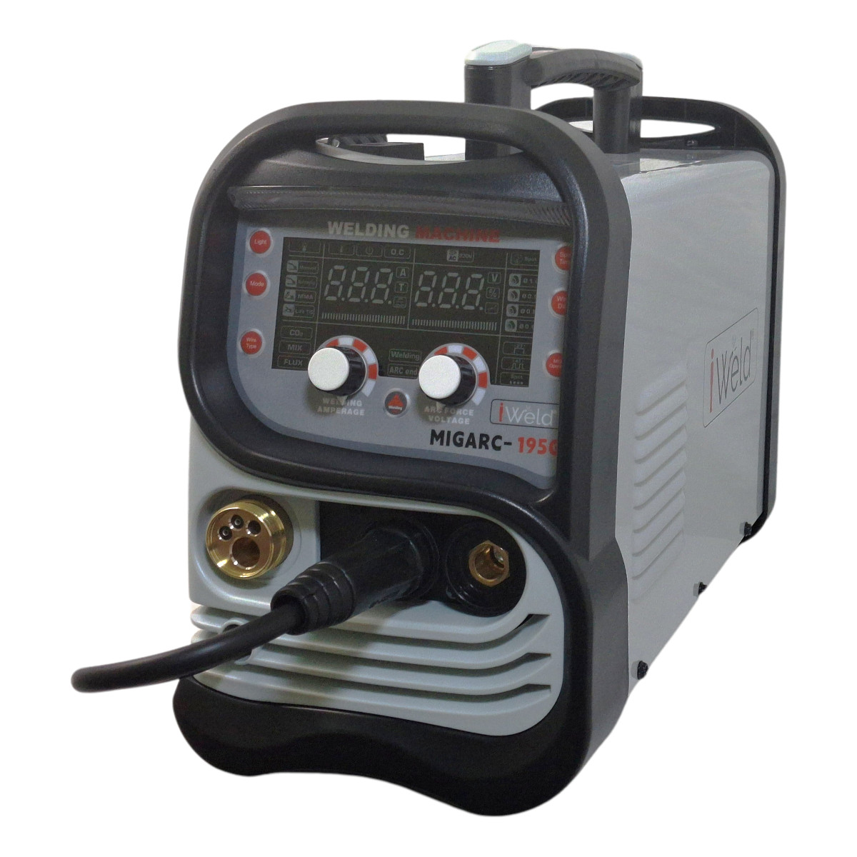 iWELD MIG195G MIG/MMA SYNERGIC WELDING MACHINE -195A - 220V + BZ15 TORCH